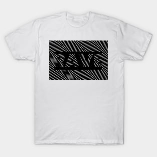 rave lines design T-Shirt